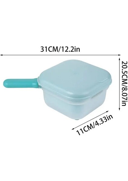 Azure Mavi Manuel Sebze Doğrayıcı Çok Fonksiyonlu Patates Manuel Parçalayıcı Dilimleyici Turp Rende Mutfak Aracı Kullanışlı Soyucu ve Kesici (Yurt Dışından)