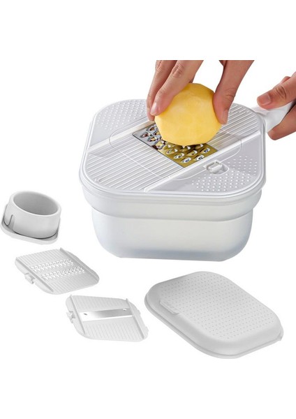 Azure Mavi Manuel Sebze Doğrayıcı Çok Fonksiyonlu Patates Manuel Parçalayıcı Dilimleyici Turp Rende Mutfak Aracı Kullanışlı Soyucu ve Kesici (Yurt Dışından) modelleri