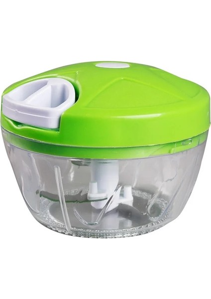 Yeşil 400 ml Kırıcı Sebze Doğrayıcı Pişirme Mutfak Soğan Sarımsak Aksesuarları Kesici Sarımsak Manuel Kırıcı Gıda Mini (Yurt Dışından)
