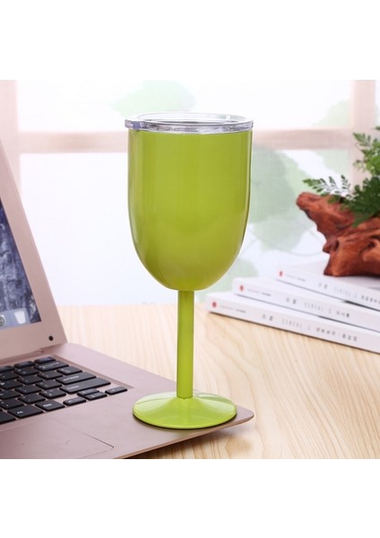 D 10OZ 10OZ Kadeh Bardak Mühür Kapaklı Paslanmaz Çelik Şampanya Bardağı Çift Katmanlı Kokteyl Kupa Merry Christmas (Yurt Dışından)