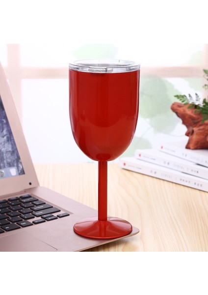 D 10OZ 10OZ Kadeh Bardak Mühür Kapaklı Paslanmaz Çelik Şampanya Bardağı Çift Katmanlı Kokteyl Kupa Merry Christmas (Yurt Dışından) indirimleri