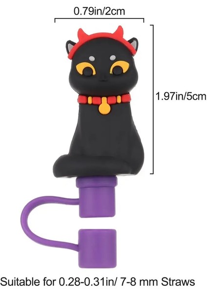 12 1 Adet Yeniden Kullanılabilir Yaratıcı Silikon Saman Tıkacı Toz Geçirmez Içme Toz Kapağı Sıçramaya Dayanıklı Saman Ipuçları Kapak Drinkware Bardak Aksesuarları (Yurt Dışından) fiyatları