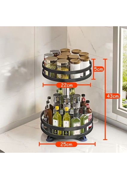 2 Kravat Baharat Kavanoz Cam Organizatör Biber Çalkalayıcılar Lezzet Konteyner Baharat Mutfak Tuz Domuz Raf Şişe Tutucu Tatlandırıcı Tankı Raf (Yurt Dışından)