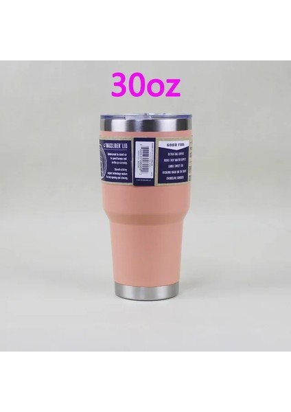 30OZ Mercan 3 Logo 30 20 Oz Bardak Çift Duvar Su Termal Termos Kahve Kupa Yetys Matara Paslanmaz Çelik Termos Şişe (Yurt Dışından)
