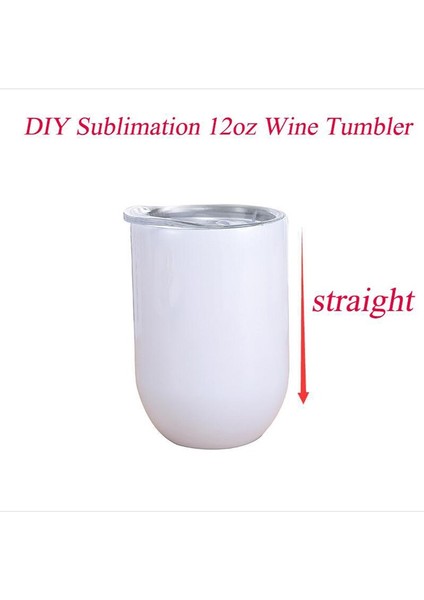 Beyaz Boşluklar 12OZ Boş Süblimasyon Tumbler 12OZ Kahve Kupaları Paslanmaz Çelik Mühürlü Kapaklı Yaratıcı Yalıtımlı Bira Kupaları Parti Için (Yurt Dışından) modelleri