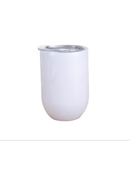 Beyaz Boşluklar 12OZ Boş Süblimasyon Tumbler 12OZ Kahve Kupaları Paslanmaz Çelik Mühürlü Kapaklı Yaratıcı Yalıtımlı Bira Kupaları Parti Için (Yurt Dışından) fırsatları