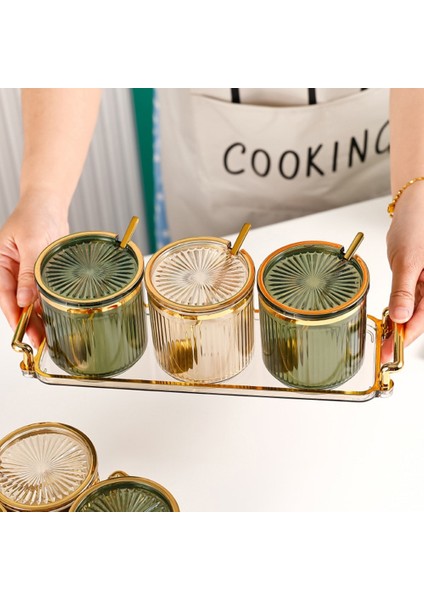 4 Adet Amber Hs Avrupa Akrilik Çizgili Baharat Kavanoz Akrilik Set Tuz Şeker Kavanoz Yaldızlı Mutfak Malzemeleri Soya Sosu Sirke Biber Depolama Şişesi (Yurt Dışından) modelleri