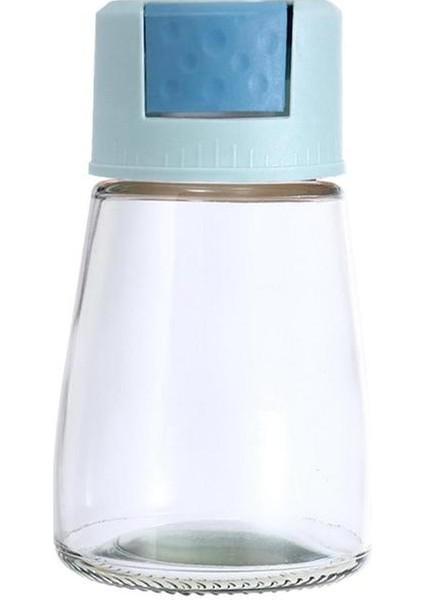 Mavi 0.5g Ölçüm Tuzluk Itme Tipi Tuzluk Tuz Tankı Şeker Şişesi Çalkalayıcı Teneke Kutu Seti Spicejar Can Baharat Şişesi (Yurt Dışından)