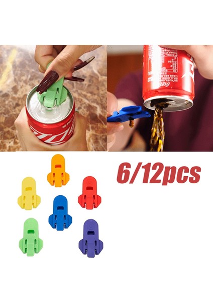 12 Adet 6/12 Adet Kolay Konserve Açacağı Yeniden Kullanılabilir Şişe Açacağı Taşınabilir Içecek Bira Kola Kola Içecek Içecek Açacağı Plastik Mutfak Kamp Aracı (Yurt Dışından) fiyatları