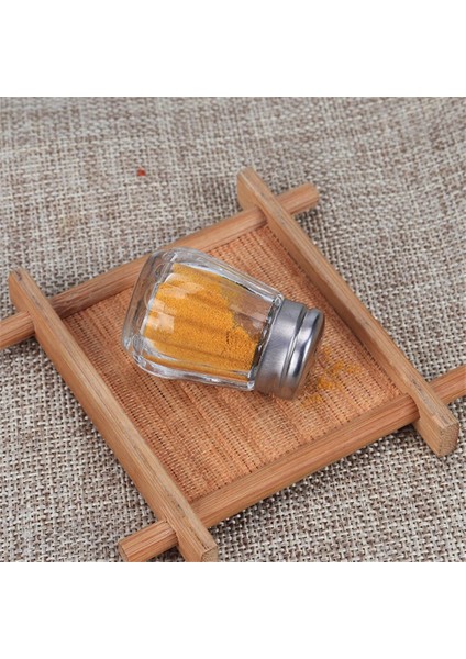 Küçük Kare Mini Baharat Çalkalayıcı Şişeleri Cam Baharat Çeşni Kavanoz Mutfak Tuz ve Biber Çalkalayıcı Baharat Kutuları Mutfak Gadget Aracı (Yurt Dışından)