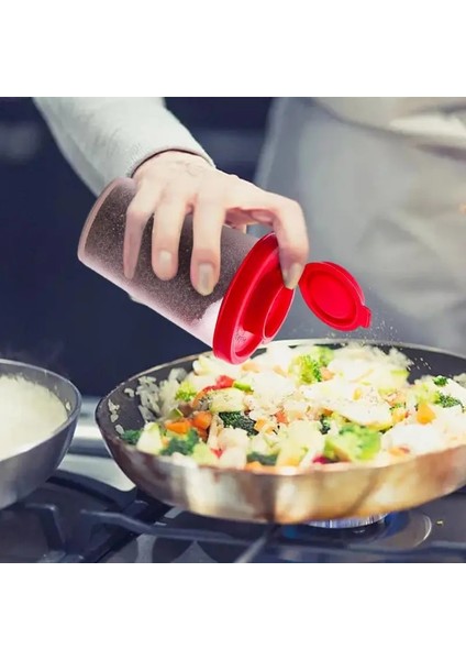 L Mini Tuz ve Biber Çalkalayıcı Plastik Mühürlü Kavanoz Dağıtıcı Taşınabilir Deniz Tuzu Şeker Kabı Açık Piknik Mutfak Öğle Yemeği Kutusu (Yurt Dışından) fırsatları