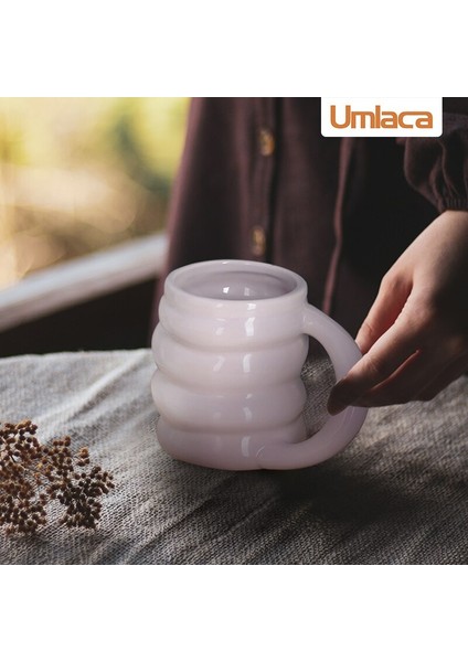 Mor 400 ml Yaratıcı Su Bardağı Seramik Kupa Iskandinav Kahve Fincanları Büyük Handrip ile Renkli Büyük Suyu Kupa El Yapımı Drinkware Coffeeware (Yurt Dışından) fırsatları