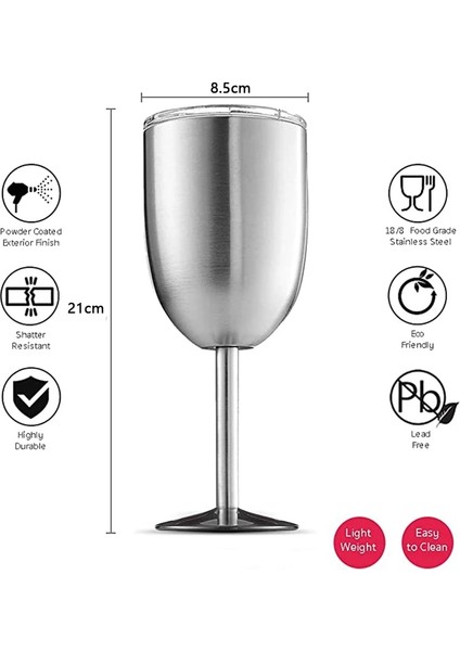 B 10OZ 10OZ Kırmızı Şarap Gözlük Kadehi Paslanmaz Çelik Kapaklı Saplı Tumbler Yalıtımlı Şampanya Kadehi Düğün Parti Favor (Yurt Dışından) modelleri