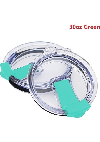 30GREEN Araba Bardağı Kapaklı Kapak Gözlük ve Daha Fazlası Için Yedek Cam Su Geçirmez Kapak Dökülmeye Karşı Dayanıklı Kapak 20 30 Oz Yeti Kapak Tumbler'a Uyuyor (Yurt Dışından)