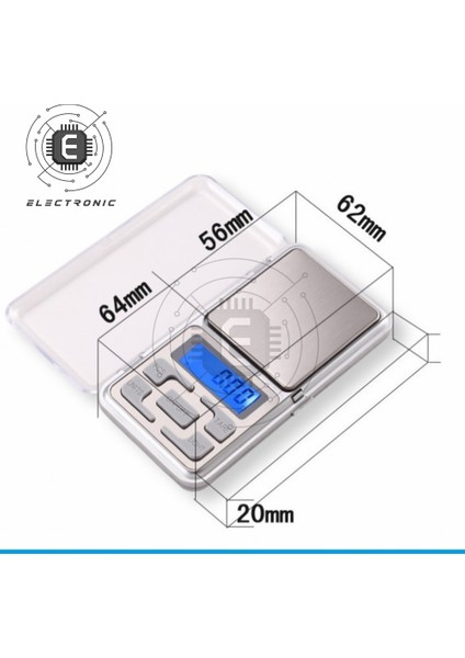 500G x 0.1 Mini Dijital Terazi 100/200/300/500G 0.01/0.1g Yüksek Doğruluk Arka Işık Elektrikli Cep Terazi Takı Gram Ağırlığı Mutfak Için (Yurt Dışından)