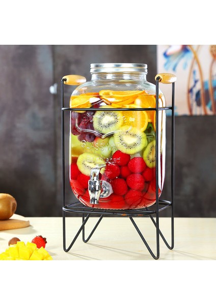 4l Standlı Musluklu Içecek Dispenserleri, Ev Buzdolabı Mutfak Için Içecek Kabı Kamp Partileri Bar, Standlı Soğuk Su Isıtıcısı Meyve Suyu Sürahisi (Yurt Dışından) fiyatları