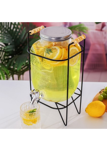 4l Standlı Musluklu Içecek Dispenserleri, Ev Buzdolabı Mutfak Için Içecek Kabı Kamp Partileri Bar, Standlı Soğuk Su Isıtıcısı Meyve Suyu Sürahisi (Yurt Dışından) indirimleri