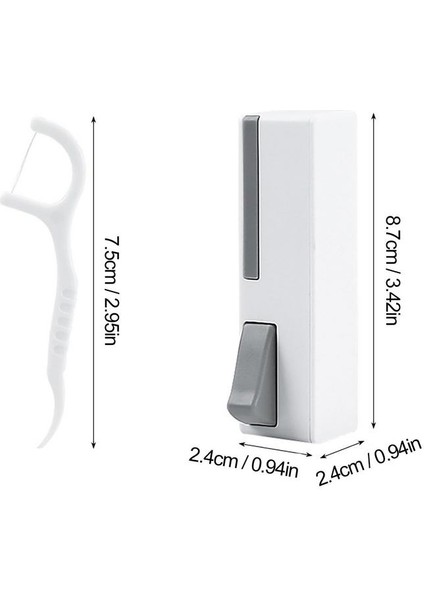Otomatik Ipi Kürdan Konteyner 30 Adet Flosser Ipi Sopa Dağıtıcı Seyahat Taşınabilir Mini Sıhhi Ağız Temizleme Araçları (Yurt Dışından)