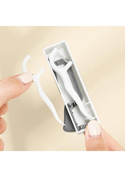 Otomatik Ipi Kürdan Konteyner 30 Adet Flosser Ipi Sopa Dağıtıcı Seyahat Taşınabilir Mini Sıhhi Ağız Temizleme Araçları (Yurt Dışından)