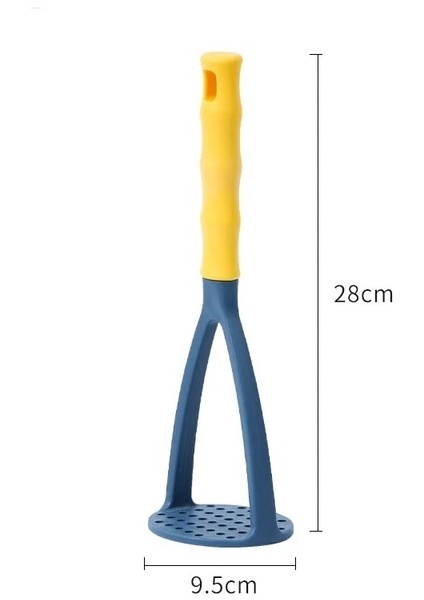 05 2023 Yeni Manuel Patates Ezici Mutfak Sarımsak Püresi Havuç Püresi Makinesi Patates Basın Itici Bebek Ek Gıda Yapma Aracı (Yurt Dışından)