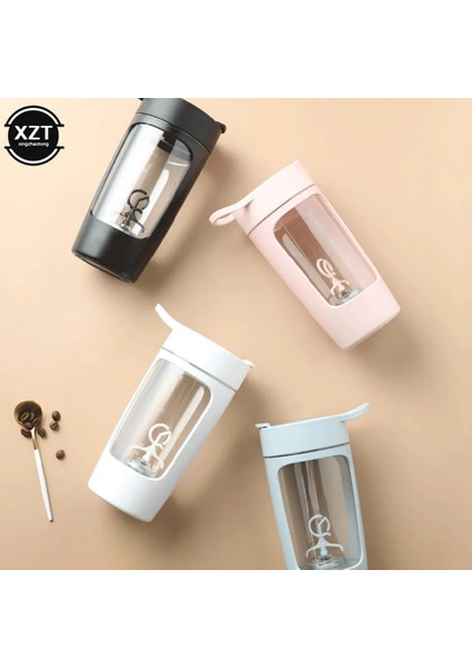 Pembe USB 650 ml Elektrikli Protein Shaker Şişe Peynir Altı Suyu Protein Tozu Karıştırma Şişesi Spor Fitness Salonu Açık Seyahat Şişesi Şarj Edilebilir (Yurt Dışından) fırsatları