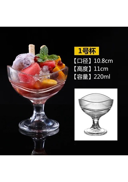 Stil 1 90-580ML 90-580ML 1 Adet Akrilik Tatlı Bardak Yeniden Kullanılabilir Yoğurt Muslar Mini Dondurma Meyve Suyu Bira Bardak Sofra Parti Düğün Malzemeleri (Yurt Dışından)