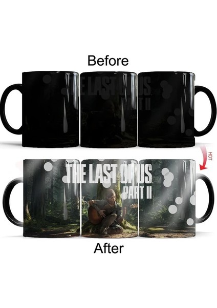Kupa 01 11OZ The Last Of Us Part 2 350ML Sihirli Renk Değiştiren Seramik Kahve Kupa Bardak Arkadaşlar Hediye (Yurt Dışından)