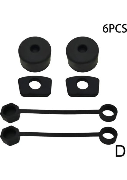 D 3/6 Adet Silikon Bardak Kapak Seti Stanley Kupası 40 Oz/30 Oz Bardak Aksesuarları Kapak Kapağı Dökülme Durdurucu Kaçak Durdurucu (Yurt Dışından)