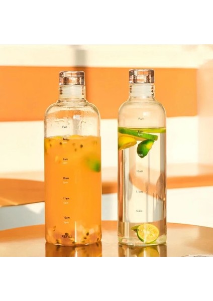 Siyah 500 ml Yeni Su Bardağı Spor Su Şişesi Zaman Ölçeği ile Çift Plastik Taşınabilir Su Deposu Anti-Damla Açık Su Şişesi (Yurt Dışından) modelleri
