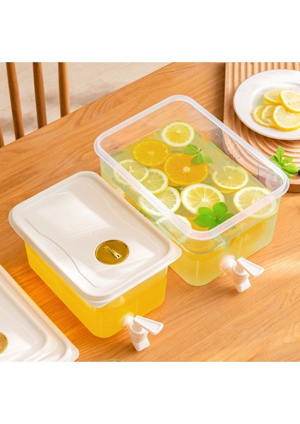 4l 3l/5l Buzdolabı Soğuk Su Isıtıcısı Büyük Içecek Dağıtıcı Su Isıtıcısı Musluk ile Meyve Limonata Şişesi Pot Soğuk Içecek Su Sürahisi Kova (Yurt Dışından)