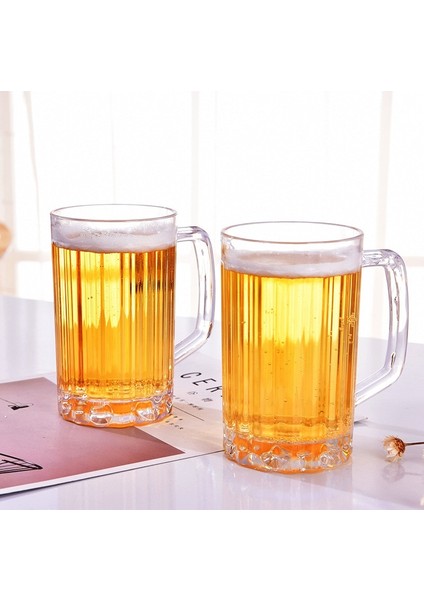 500ML 500ML 500ML Şeffaf Bira Kupası Plastik Kırılmaz Kahvaltı Süt Kahve Suyu Su Bardağı Barware Drinkware Ev Partisi Bar Ktv (Yurt Dışından)