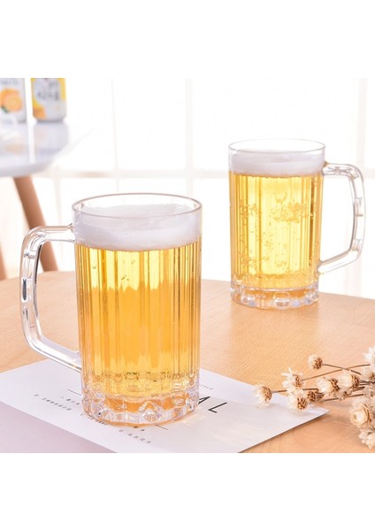 500ML 500ML 500ML Şeffaf Bira Kupası Plastik Kırılmaz Kahvaltı Süt Kahve Suyu Su Bardağı Barware Drinkware Ev Partisi Bar Ktv (Yurt Dışından)