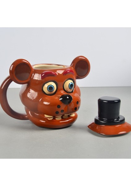 480ML-D 401-500 ml Yaratıcı Kupa Oyuncak Ayı Gece Yarısı Harem Freddy Bebek Kupa Komik Süs Kupa Freddy 3D Seramik Kupa (Yurt Dışından) indirimleri