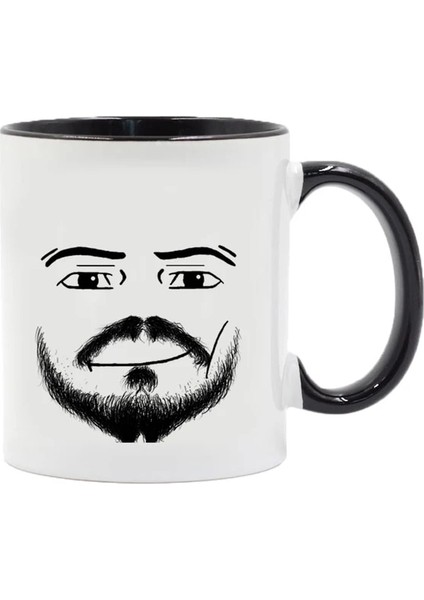 Temizle 301-400 ml Oyun Inspired Adam Yüz Kupa Komik Erkek Veya Kadın Yüzleri Kahve Kupa Sevimli Oyun Doğum Günü Hediyesi Okula Dönüş Kupa (Yurt Dışından)