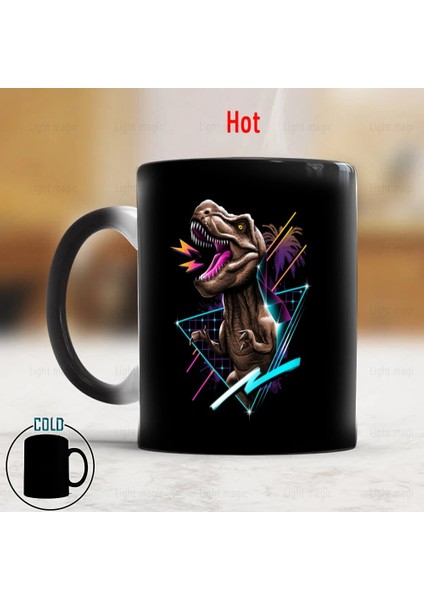 Stil 06 301-400ML Sihirli Kurt Aslan Kedi Dinozor Kupa 11OZ Ev Kahve Kupa Renk Değiştiren Sihirli Fincan Boyama Sevgilisi Fotoğrafçılığı Sevgilisi Doğum Günü Hediyesi (Yurt Dışından) indirimleri