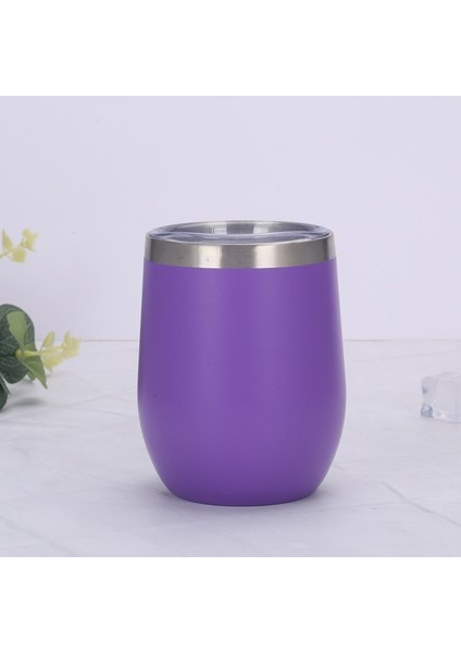 A-2 301-400 ml 12 Oz U Yumurta Şekilli Çift Duvar Yalıtımlı Paslanmaz Çelik Şarap Bardağı Şampanya Bardağı Parti Süslemeleri Mutfak Malzemeleri (Yurt Dışından)