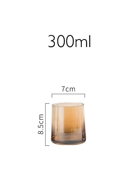 Amber 300 ml Jınyoujıa Iskandinav Cam Sürahi Su Sürahi Ahşap Kapaklı Su Isıtıcısı Içme Bardağı Çaydanlık Meyve Suyu Sürahisi Ev Drinkware (Yurt Dışından)