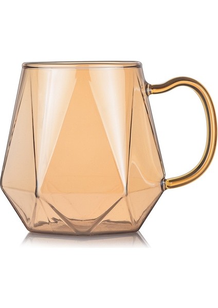 Amber Fincan 1400 ml Elmas Desen Cam Su Sürahisi Şeffaf Ev Sürahi Sıcak Soğuk Su Sürahi Isıya Dayanıklı Kahve Çaydanlık Kapaklı (Yurt Dışından)
