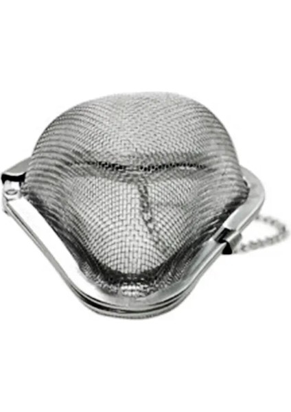 Kalp Paslanmaz Çelik Pişirme Baharat Demlik Ince Örgü Gevşek Çay Bitkisel Süzgeç Genişletilmiş Zincir Mutfak Baharat Topları (Yurt Dışından)