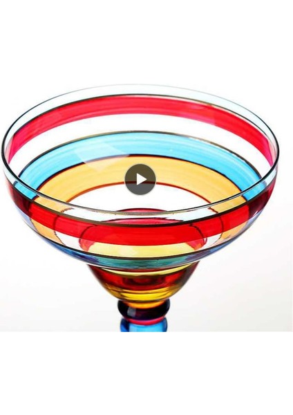 01 Yaratıcı Margarita Kokteyl Cam Kadeh Bardak Kurşunsuz Ev Bar Düğün Parti El Yapımı Renkli Yaratıcı Şarap Bardakları Yeni (Yurt Dışından) fiyatları