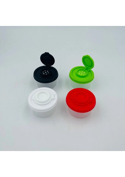 1 Adet-S Yeşil 1/3 Adet Mini Tuz ve Biber Çalkalayıcı Piknik Açık Mutfak Öğle Yemeği Kutusu Seyahat Baharat Temizle Renkli Kapaklı Plastik Mühürlü Kavanoz Dağıtıcı (Yurt Dışından)