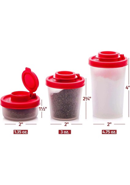 1 Adet-S Yeşil 1/3 Adet Mini Tuz ve Biber Çalkalayıcı Piknik Açık Mutfak Öğle Yemeği Kutusu Seyahat Baharat Temizle Renkli Kapaklı Plastik Mühürlü Kavanoz Dağıtıcı (Yurt Dışından)