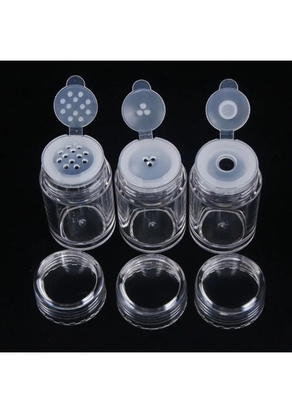 1 Delik Trans 1 Adet Mini Plastik Tuz Biber Depolama Şişeleri Baharat Kutusu Açık Kamp Piknik Barbekü Yeniden Kullanılabilir Taşınabilir Baharat Şişesi Kavanoz (Yurt Dışından)