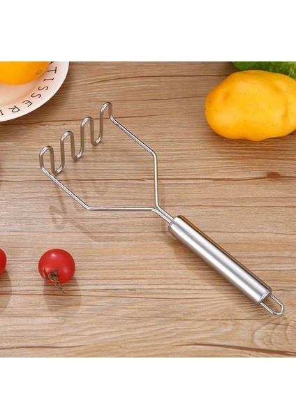 Beyaz Paslanmaz Çelik Patates Ezici Patates Kırıcı Dalga Şekli Kesici Patates Püresi Mutfak Aksesuarları Mutfak Gadget Pişirme Araçları (Yurt Dışından) fiyatları