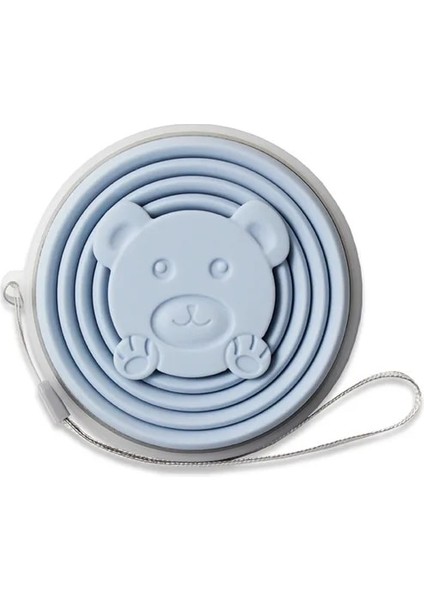 Açık Mavi 270 ml Katlanır Bardak Katlanabilir Katlanabilir Teleskopik Silikon Su Şişesi Açık Seyahat Çocuk Bardak Çay Fincanları Ware Sürahi Içecek Su Copa (Yurt Dışından)