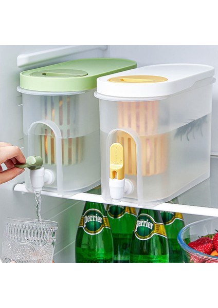 Sarı Ev Soğuk Su Isıtıcısı 3.9l Musluklu Soğuk Su Isıtıcısı Büyük Kapasiteli Meyve Demlik Yaz Yaratıcı Buzdolabı Soğuk Su Koymak (Yurt Dışından) modelleri