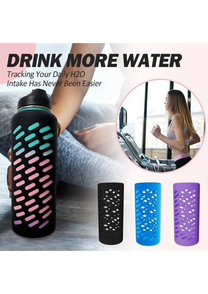40OZ Şişe Kapağı Taşınabilir Su Şişesi Kapakları Termal Kupa Cam Şişe Için Silikon Koruyucu Kılıf, Haşlanma Önleyici Yalıtkan Kılıflar 32/40OZ (Yurt Dışından) fırsatları