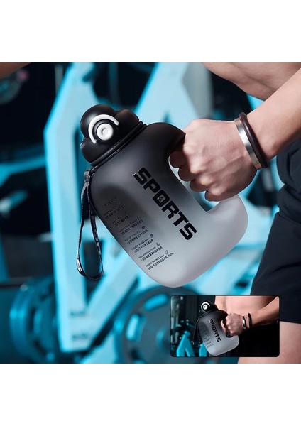 Pink1.6l 1500-2500 ml Gıanxı Büyük Kapasiteli Spor Su Şişesi Taşınabilir Spor Plastik Pipetli Bardak Açık Seyahat Büyük Su Şişeleri Drinkware (Yurt Dışından) indirimleri