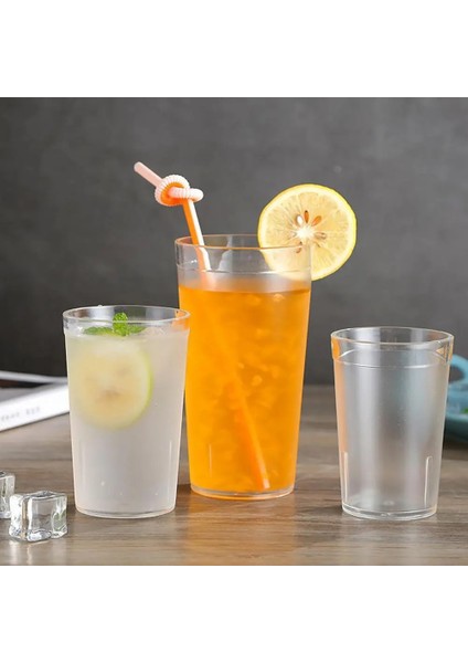L 210/280/350/450ML Içecek Bardağı Restoran Tarzı Kırılmaya Dayanıklı Şeffaf Akrilik Highball Içme Bardağı Parti Için (Yurt Dışından)