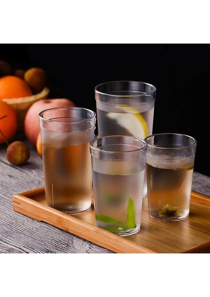 L 210/280/350/450ML Içecek Bardağı Restoran Tarzı Kırılmaya Dayanıklı Şeffaf Akrilik Highball Içme Bardağı Parti Için (Yurt Dışından)